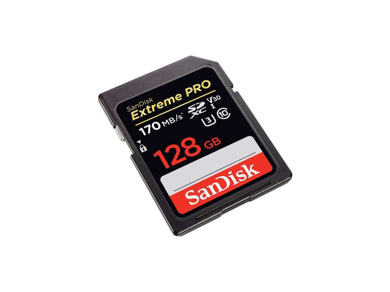 SanDisk 128GB Extreme PRO UHS-I SDXC Memory Card SDSDXXY-128G-ANCIN