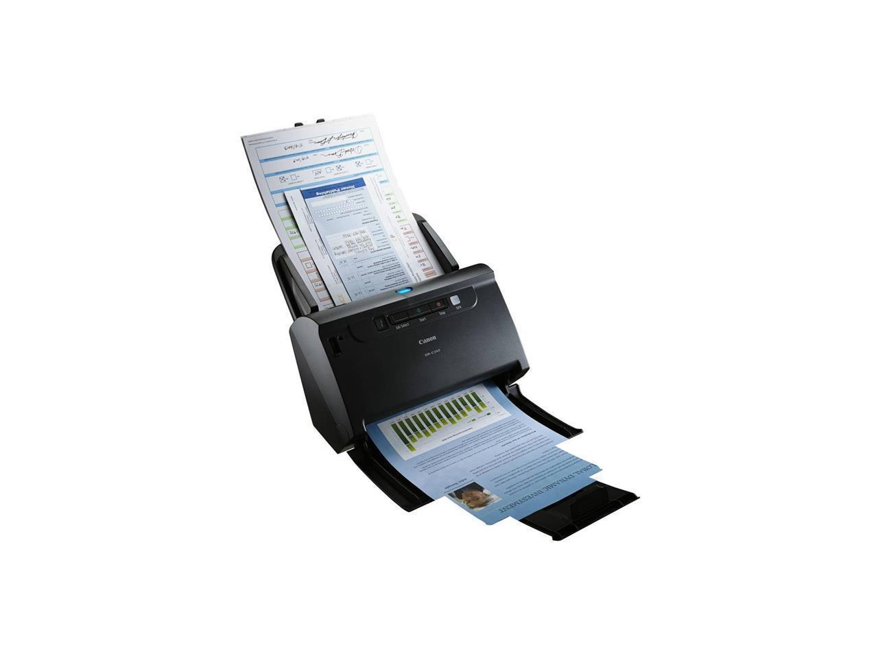 Canon imageFORMULA DR-C240 (0651C002) Color Depth: 24-bitGrayscale Depth: 8-bit CMOS 600 dpi Sheet Fed Document Scanners