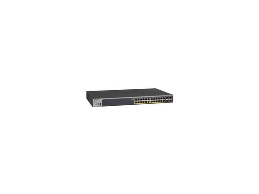 Netgear GS728TPP-200NAS 24 PORT GIGABIT POE MNGD W. 4 SFP PORTS