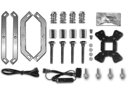 DEEPCOOL GAMMAXX GT A-RGB CPU Cooler w/ RGB Controller - 4 shaped Heatpipes, 120mm Addressable RGB PWM Fan