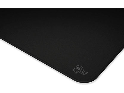 Glorious Large Gaming Mouse Mat/Pad - Stealth Edition - Stitched Edges, Black Cloth Mousepad | 11x13" (G-L-Stealth)