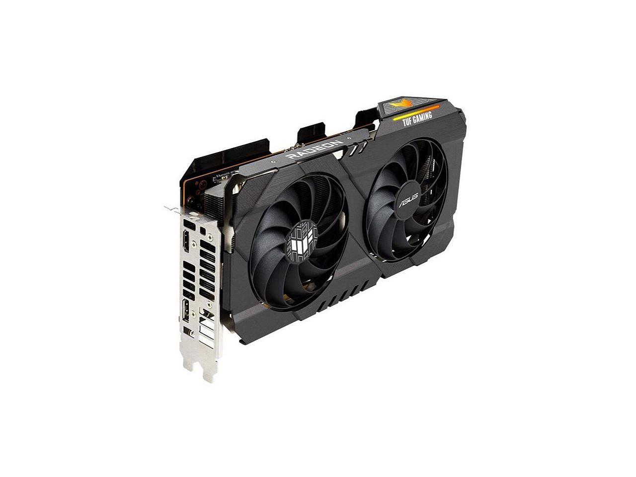 ASUS TUF-RX6500XT-O4G-GAMING Graphics Card, 4GB 64-bit GDDR6, Support PCI Express 4.0,1 x HDMI 2.1 Interface, 1 x DisplayPort 1.4a Interface