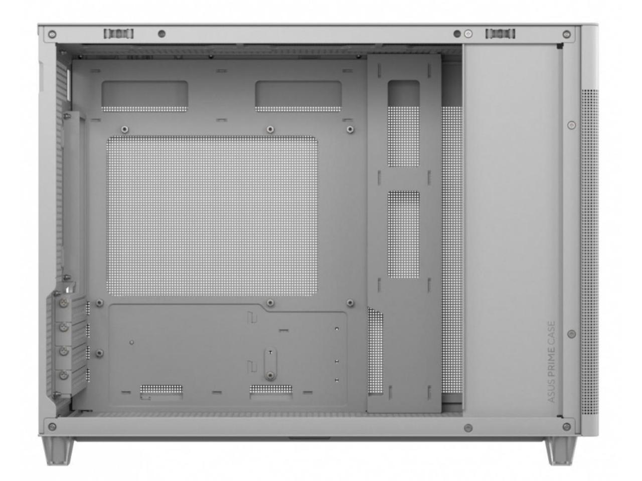 ASUS AP201 Type-C Airflow-focused Micro-ATX,Mini-ITX Computer Case, Support 360/280 Liquid Cooling White