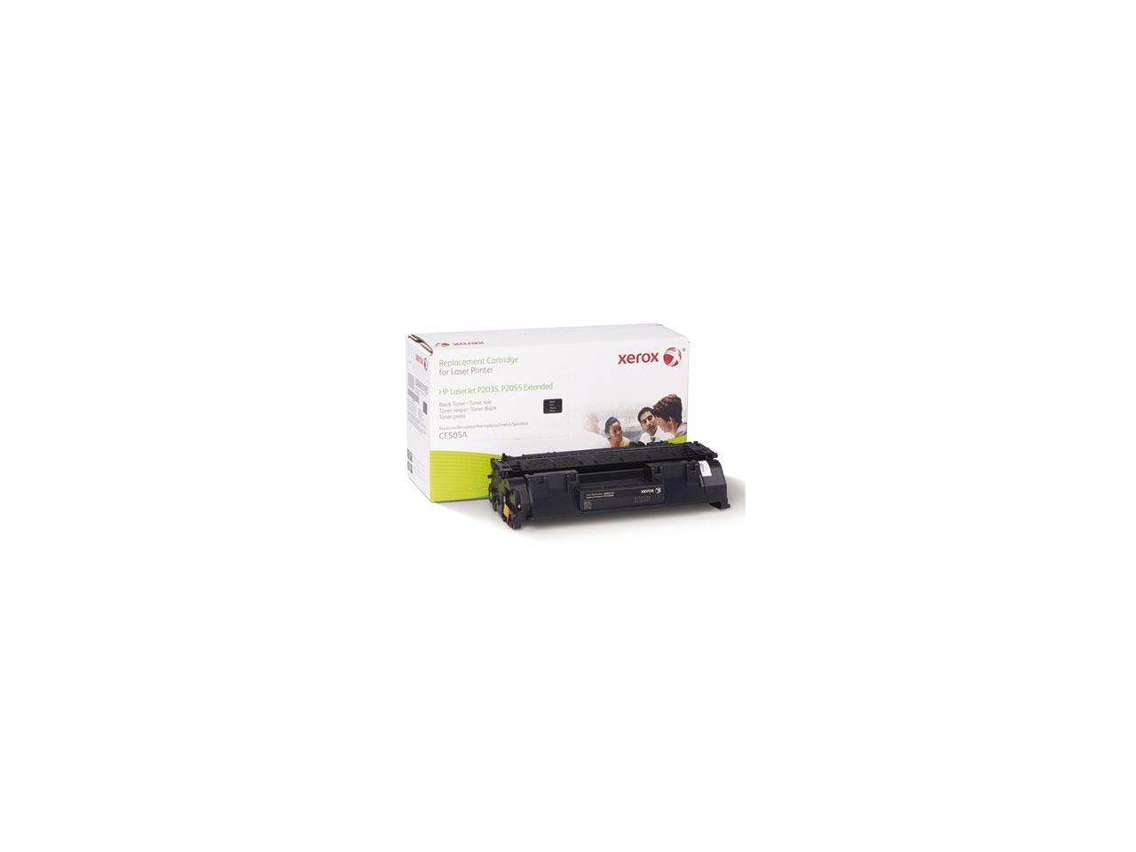 Xerox 006R03195 Remanufactured Toner Cartridge Replaces HP CE505A, 05A; Black