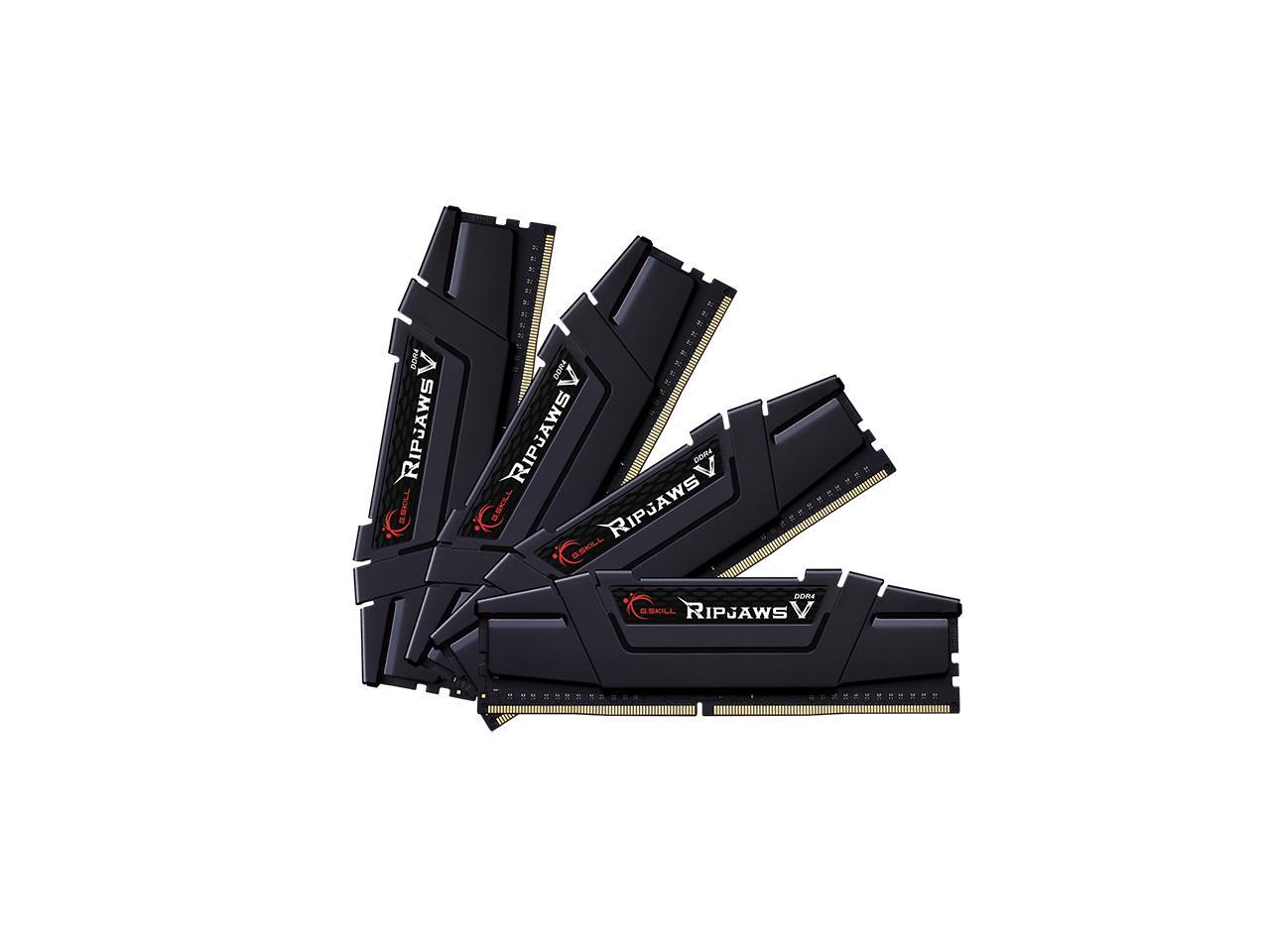 32GB G.Skill DDR4 PC4-32000 4000MHz Ripjaws V for Intel Z170 / X99 CL18 Quad Channel kit (4x8GB)