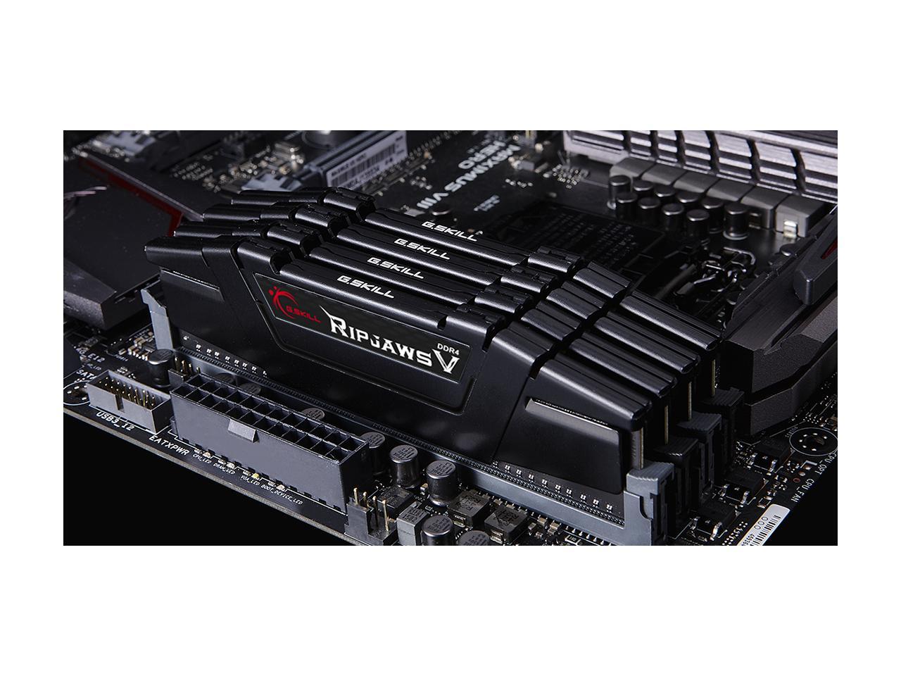 32GB G.Skill DDR4 PC4-32000 4000MHz Ripjaws V for Intel Z170 / X99 CL18 Quad Channel kit (4x8GB)