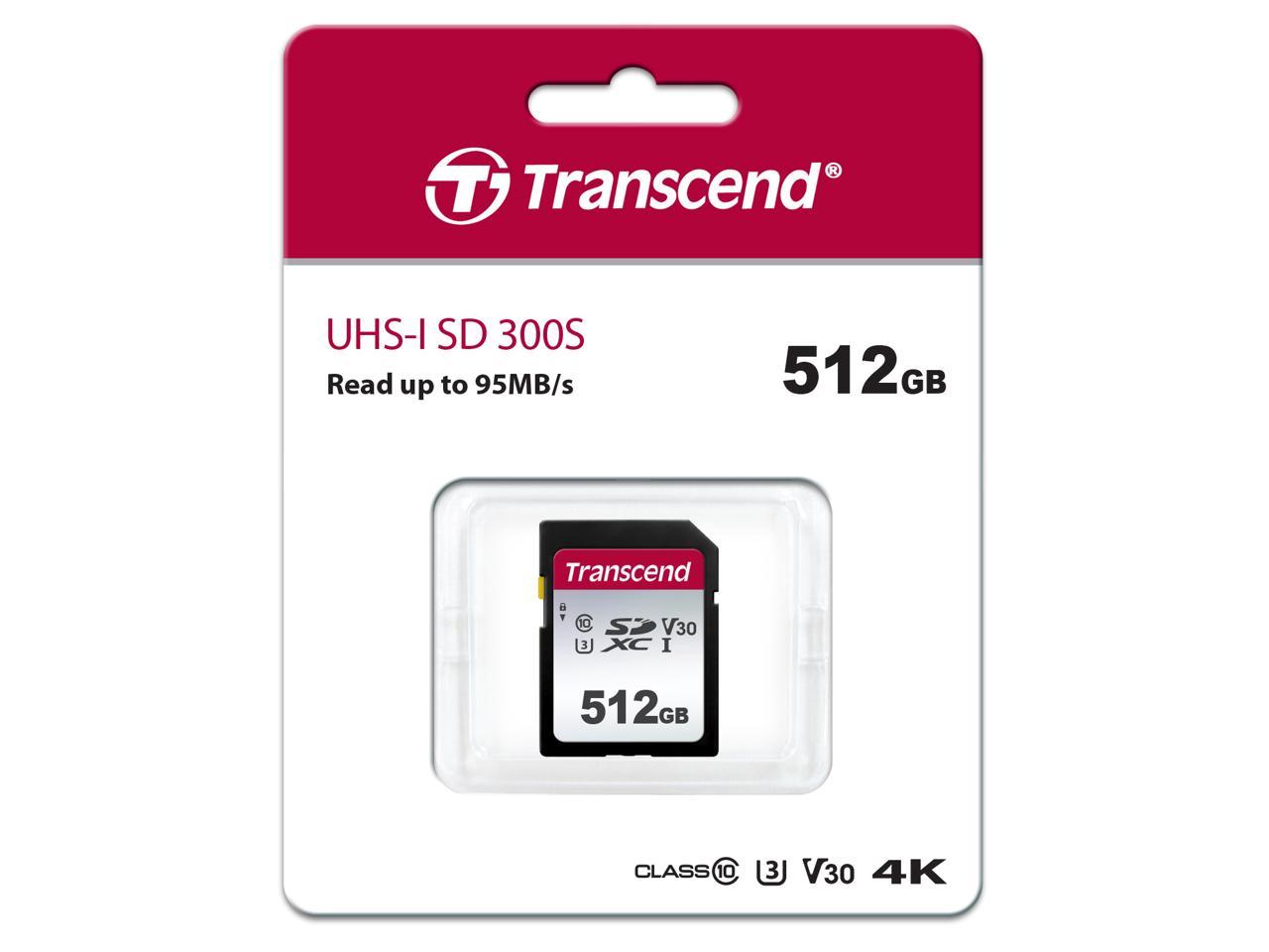 Transcend 512 GB Class 10/UHS-I (U3) SDXC