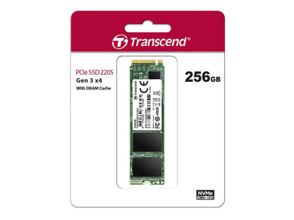 Transcend 220S 256 GB Solid State Drive - PCI Express (PCI Express 3.0 x4) - Internal - M.2 2280