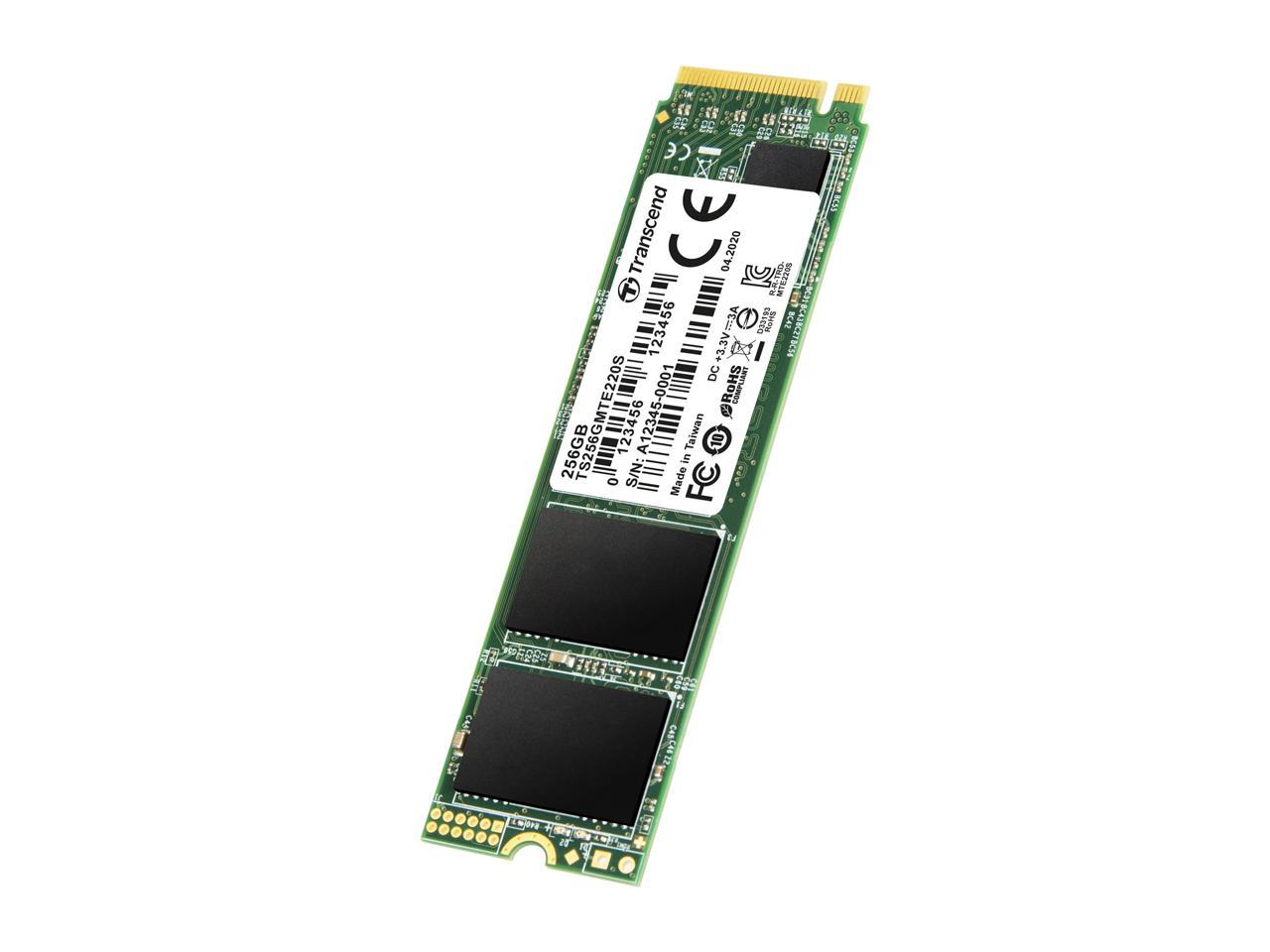 Transcend 220S 256 GB Solid State Drive - PCI Express (PCI Express 3.0 x4) - Internal - M.2 2280
