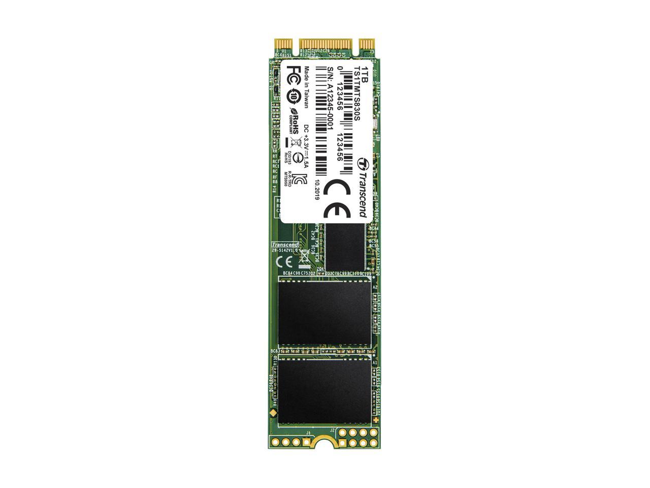 Transcend 830S 1 TB Solid State Drive - SATA (SATA/600) - Internal - M.2 2280
