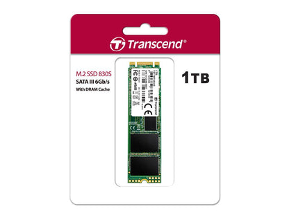 Transcend 830S 1 TB Solid State Drive - SATA (SATA/600) - Internal - M.2 2280