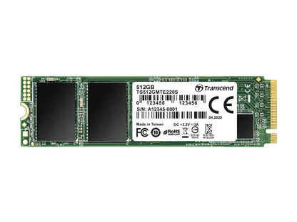 Transcend 220S 512 GB Solid State Drive - PCI Express (PCI Express 3.0 x4) - Internal - M.2 2280