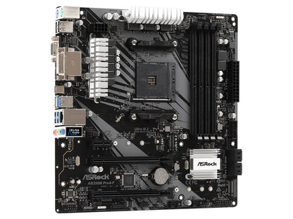 Asrock AB350M PRO4-F Socket AM4 Micro ATX Motherboard