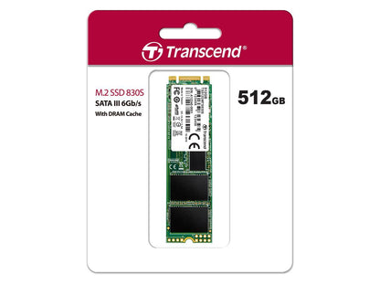 Transcend 830S 512 GB Solid State Drive - SATA (SATA/600) - Internal - M.2 2280
