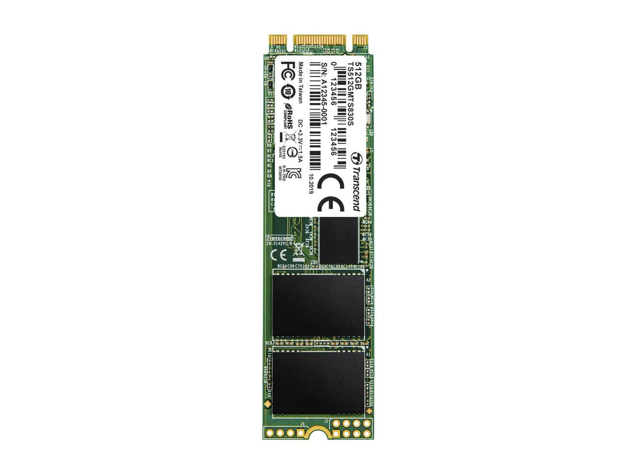 Transcend 830S 512 GB Solid State Drive - SATA (SATA/600) - Internal - M.2 2280