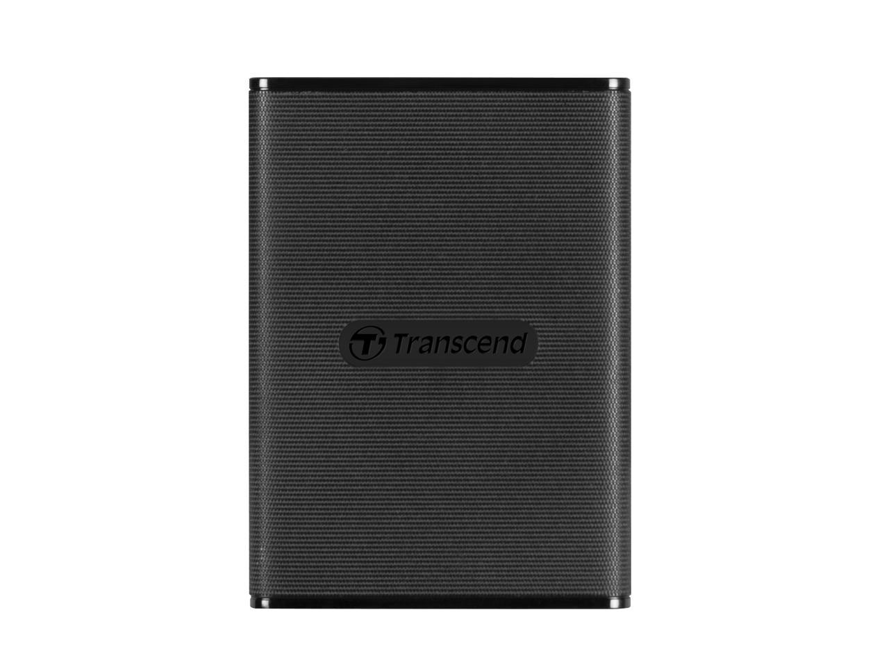 Transcend ESD230C 480 GB Solid State Drive - External - Portable - Black