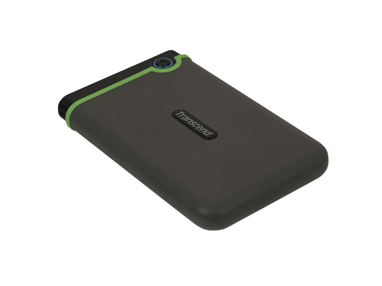 4TB Transcend StoreJet 25M3 USB3.1 Slim Portable Hard Drive Shock-Resistant