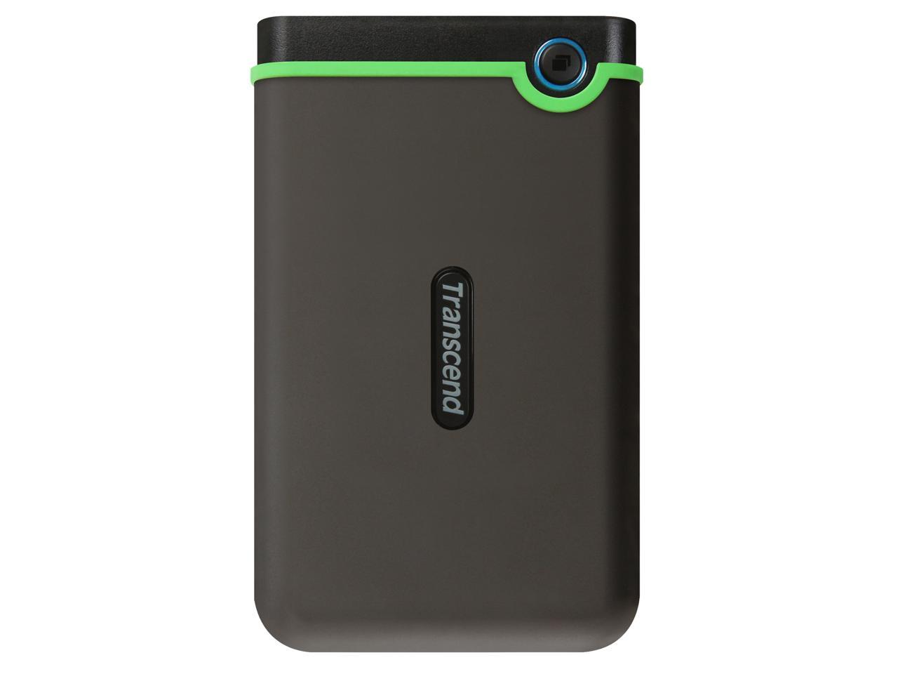 4TB Transcend StoreJet 25M3 USB3.1 Slim Portable Hard Drive Shock-Resistant