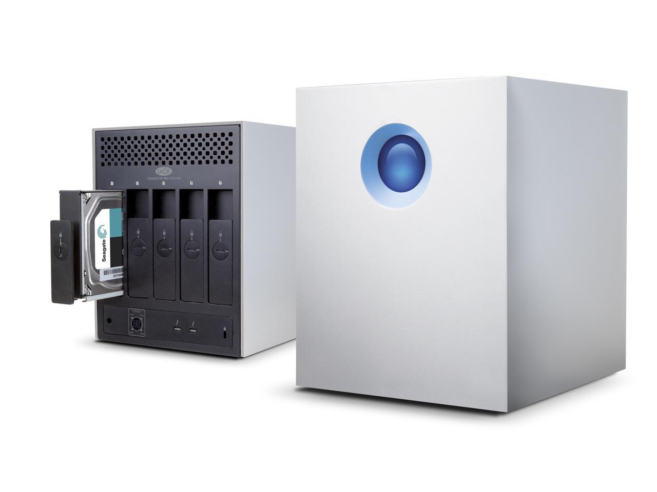 LaCie 5big Thunderbolt 2 40TB 2 x Thunderbolt 2 Professional 5-Disk Hardware RAID External Hard Drive STFC40000400