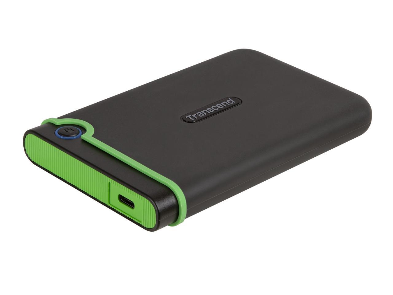 4TB Transcend USB3.1 Type-C StoreJet 25M3C 2.5-inch External Hard Drive Shock-Resistant