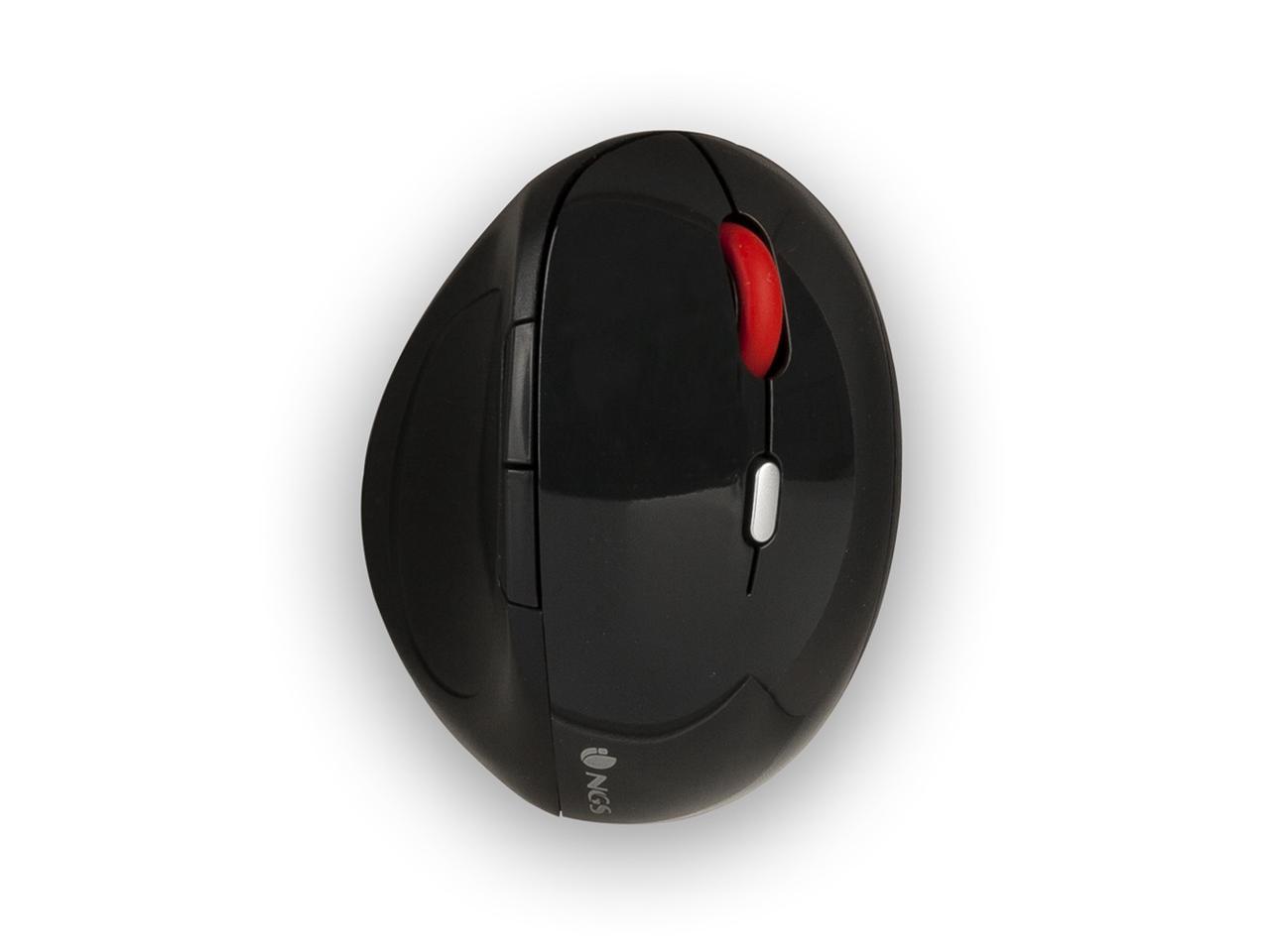 NGS Ergonomic Wireless Mouse, Evo Ergo - Black