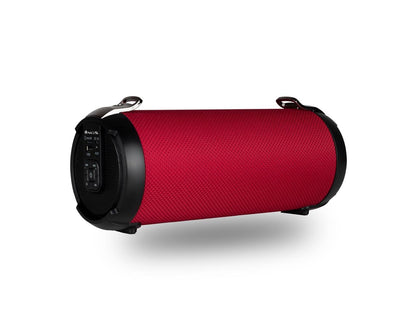 NGS 20W Portable Wireless TWS & BT Speaker with USB/SD/AUX IN - Roller Tempo, Red