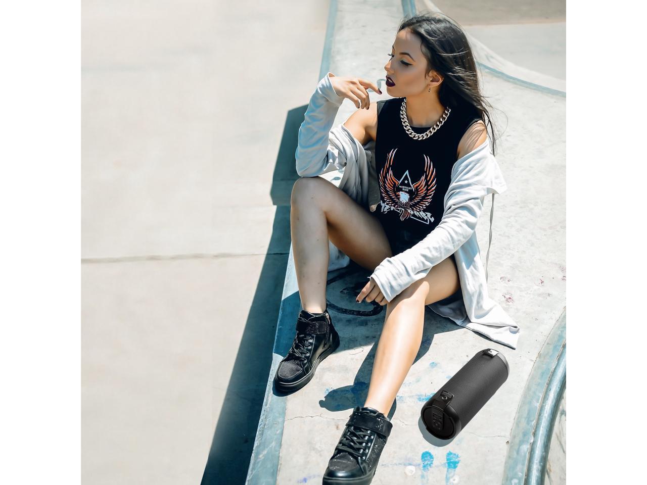 NGS 20W Portable Wireless TWS & BT Speaker with USB/SD/AUX IN - Roller Tempo, Black