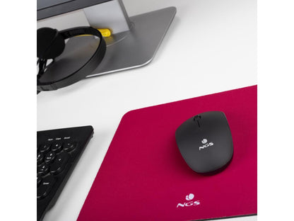 NGS 2.4GhZ Wireless Optical Mouse, Easy Alpha - Black