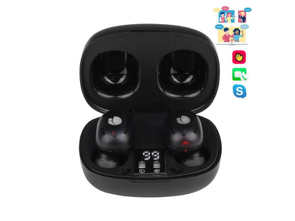 NGS Artic Jewell Wireless BT & TWS Earphones - Black