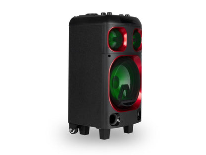 NGS 120W Portable Wireless BT Speaker with 8" Woofer, Microphone & RGB Lights - Wild Ska Zero