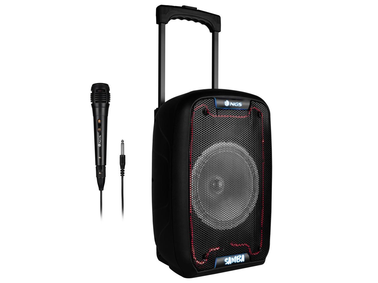 NGS 30W Portable Wireless BT Speaker with Trolley - Wild Samba