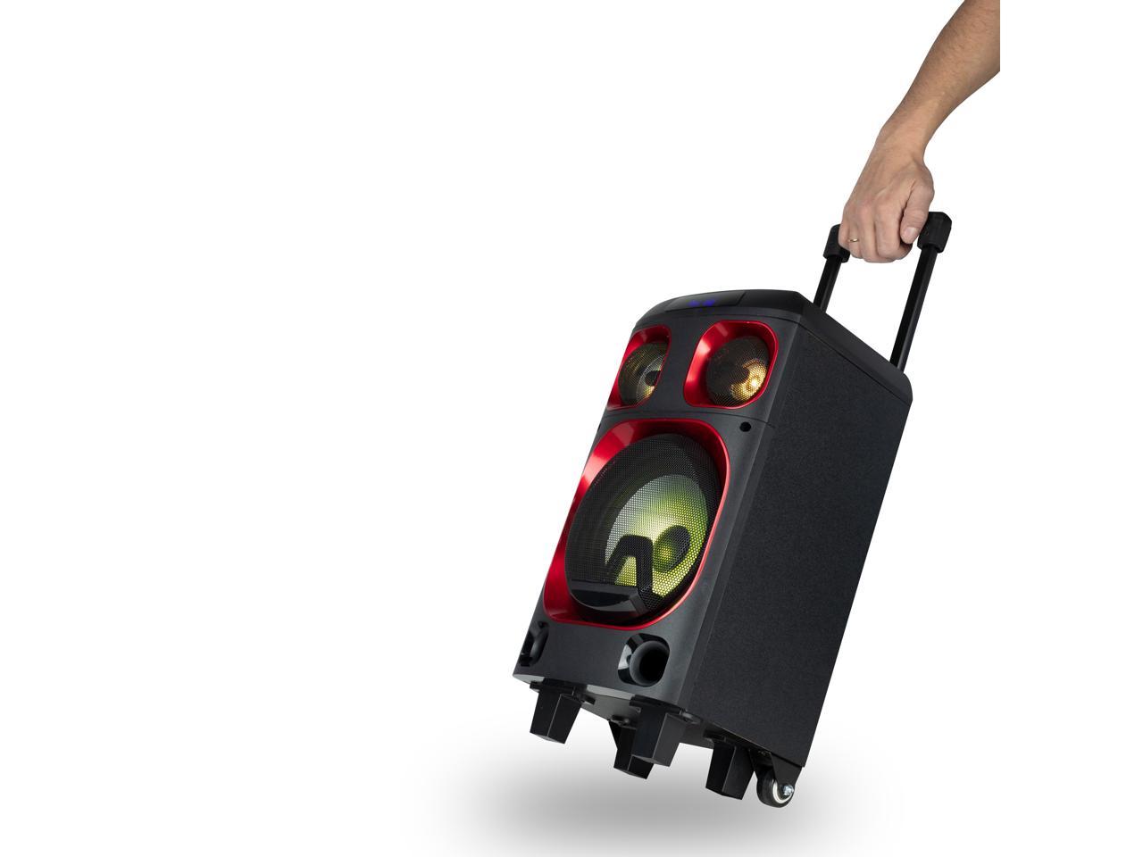 NGS 120W Portable Wireless BT Speaker with 8" Woofer, Microphone & RGB Lights - Wild Ska Zero