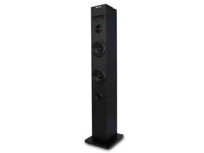 NGS 50W Wireless BT Tower Speaker with Stereo Output and Remote Control, Sky Charm