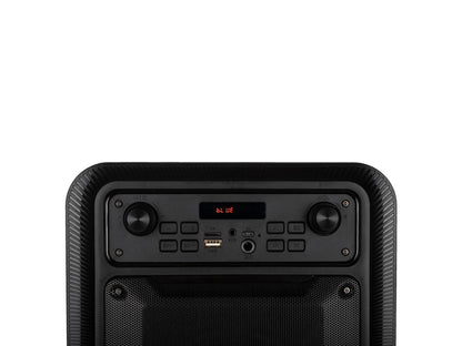 NGS Lingo 20W Portable Wireless BT Speaker with Microphone - Black