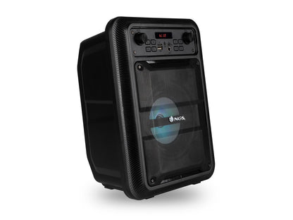 NGS Lingo 20W Portable Wireless BT Speaker with Microphone - Black