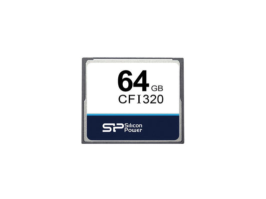 64GB Silicon Power CFI320 Industrial CompactFlash Memory Card 0-70u2103 MLC