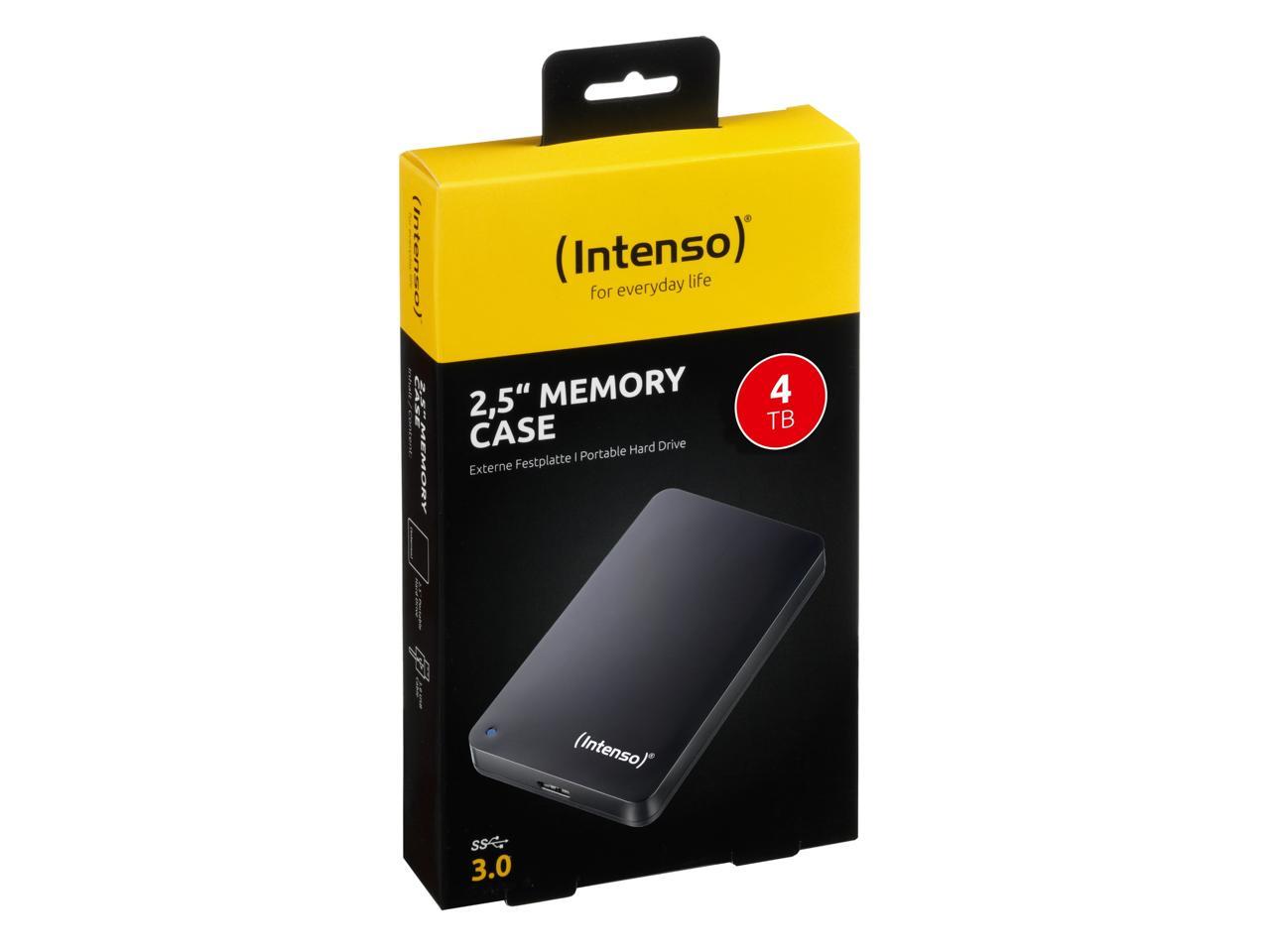 Intenso 4TB Portable Hard Drive USB 3.0 Model 6021512 Black