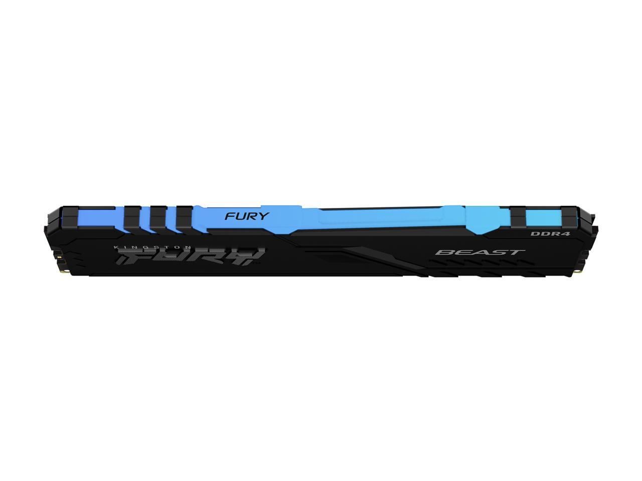 8GB Kingston Fury Beast RGB 3733MHz DDR4 Memory Module (1 x 8GB)