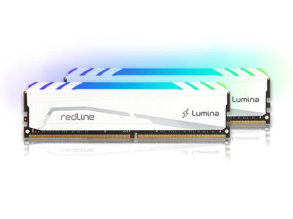 32GB Mushkin Redline Lumina RGB DDR4 3600MHz PC4-28800 CL18 Dual Channel Kit - White