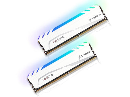 64GB Mushkin Redline Lumina RGB DDR4 3600MHz PC4-28800 CL18 Dual Channel Kit - White