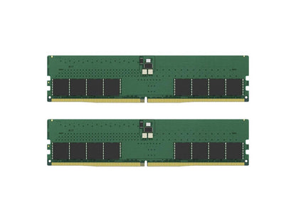 Kingston 64GB (2 x 32GB) 288-Pin PC RAM DDR5 5600 (PC5 44800) Desktop Memory Model KVR56U46BD8K2-64