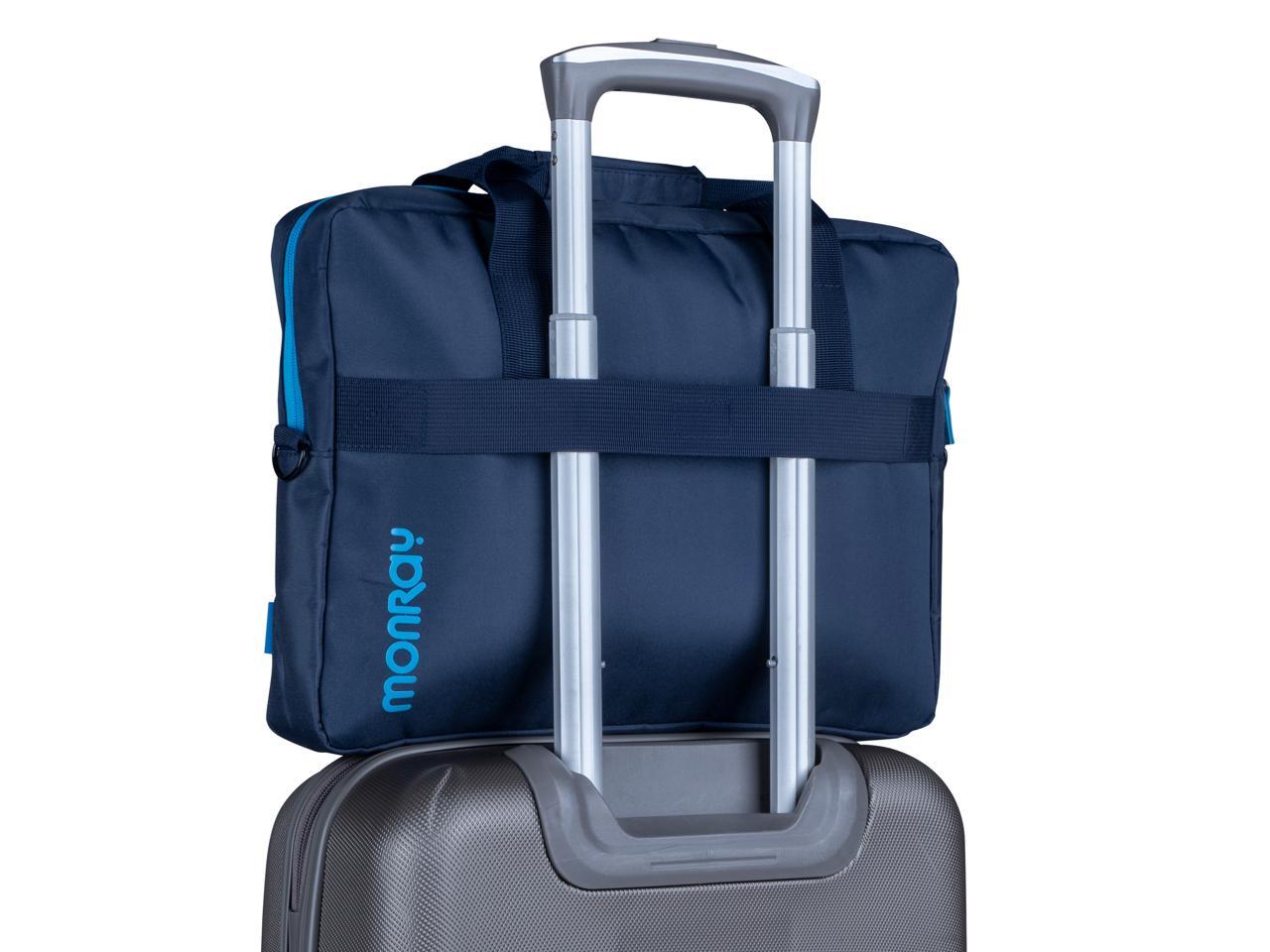 NGS Ginger Blue - 15.6" Laptop bag with external pocket - Blue