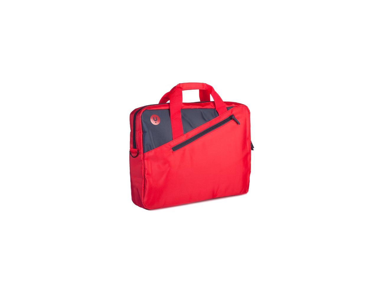 NGS Ginger Red - 15.6" Laptop bag with external pocket - Monray Ginger - Red