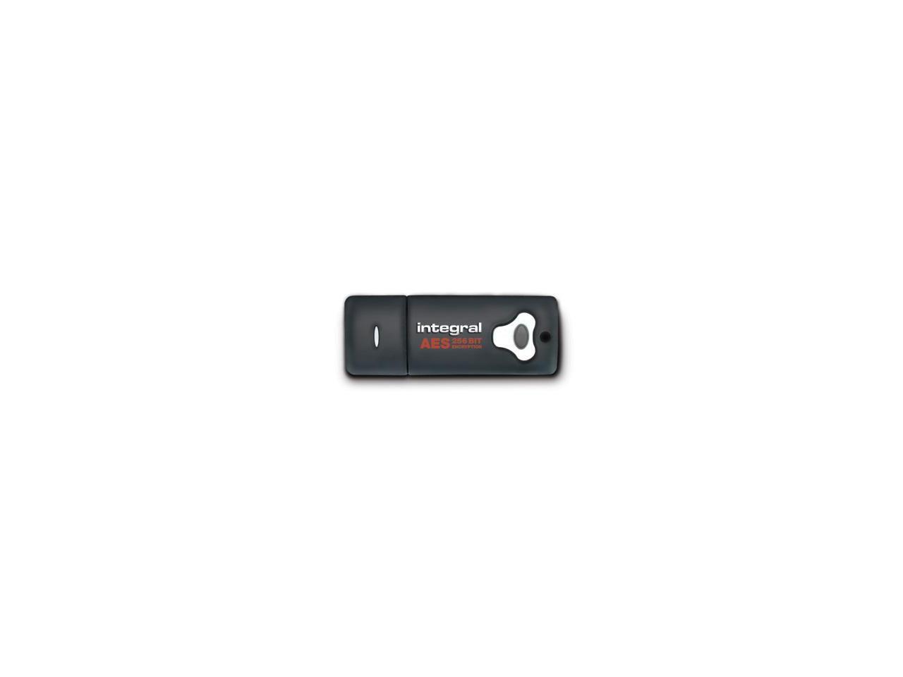 8GB Integral Drive FIPS 197 Encrypted USB Flash Drive (256-bit Hardware Encryption)