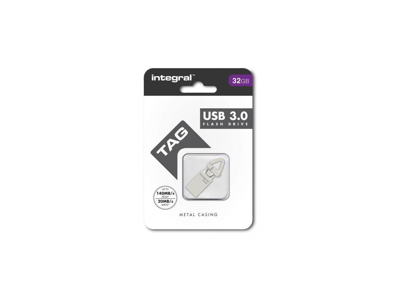 32GB Integral Tag USB 3.0 Flash Drive
