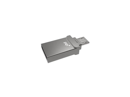 PQI CONNECT 201 32GB USB/Micro USB Flash Pen Drive Memory Stick Key Thumb OTG