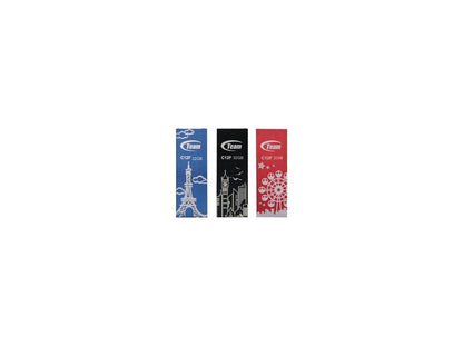 32GB Team C12F Bookmark USB2.0 Flash Drive (Eiffel Tower) Blue
