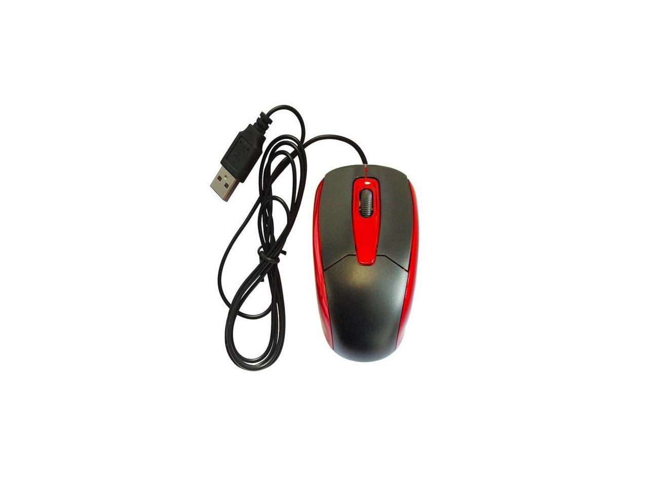 NEON Optical USB Mouse Dual-button with scroll-wheel Black/Orange