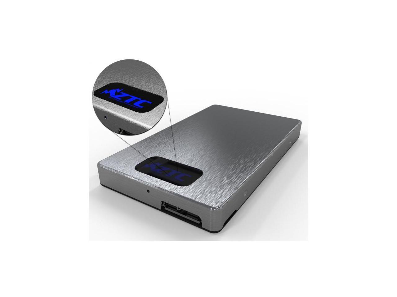 ZTC Sky Board mSATA to USB3.0 SSD Enclosure Adapter Case - Model ZTC-EN002 - Silver