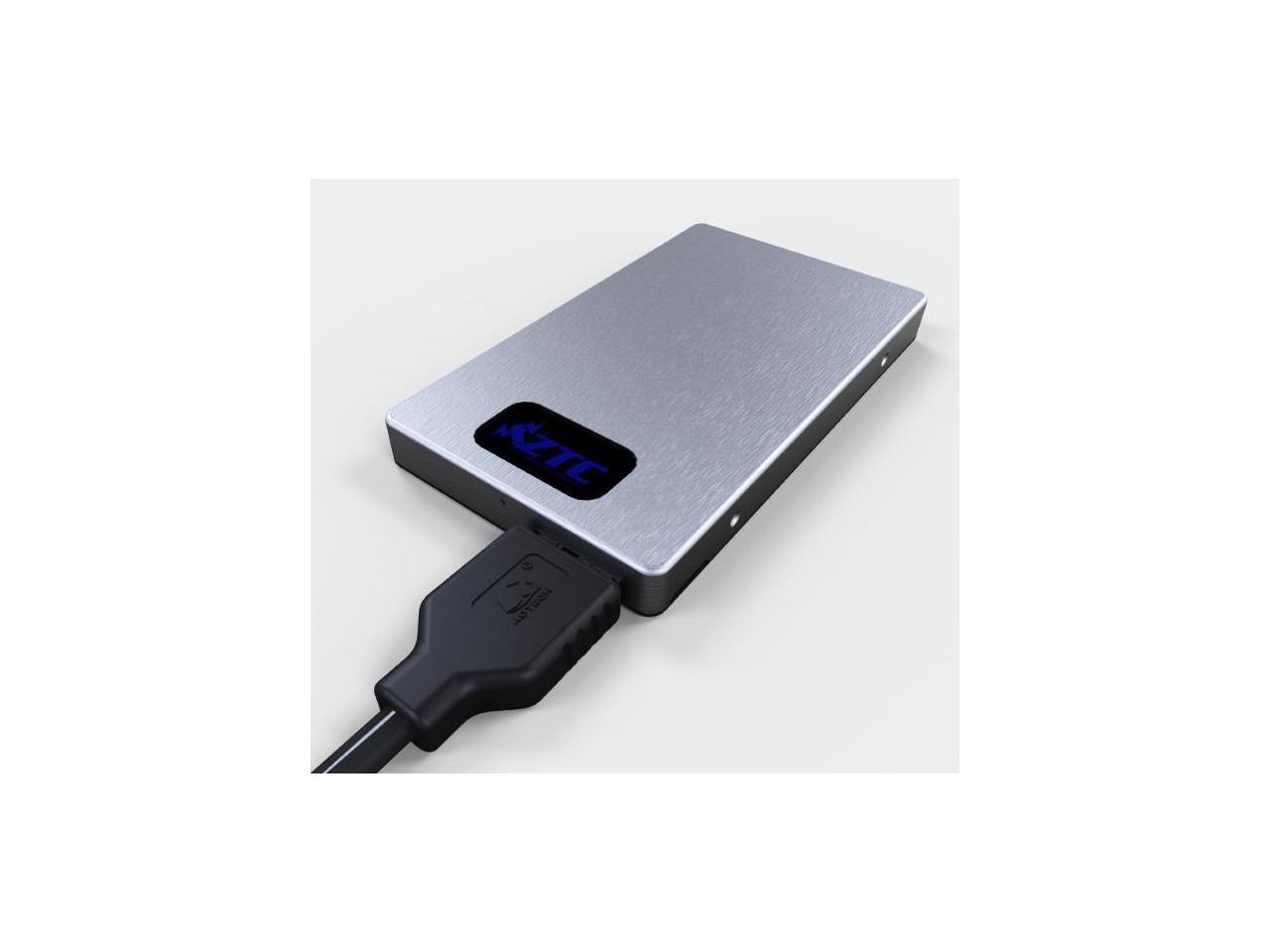 ZTC Sky Board mSATA to USB3.0 SSD Enclosure Adapter Case - Model ZTC-EN002 - Silver